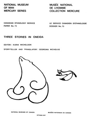 cover image of Three Stories in Oneida